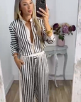 Completo Striped Satin