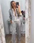 Completo Striped Satin