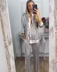 Completo Striped Satin